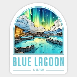 Blue Lagoon Iceland Sticker